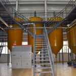 Physical and chemical cooking oil refinery machine